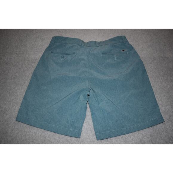 Vineyard Vines Golf Shorts Mens Size 32 Performance Flat Polyester Spandex Blue - Picture 8 of 8